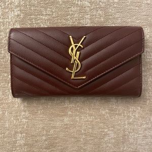 YSL Matelassé Large Flap Wallet